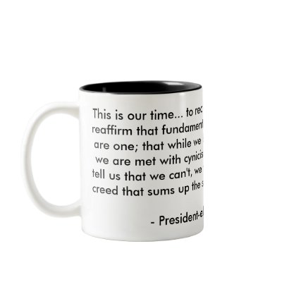 Barack Obama - Acceptance Speech Mugs by JuJuGarden