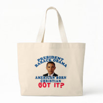 Barack Obama American Born Christian Bag