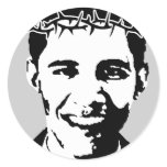 Barack Obama as Jesus stickers