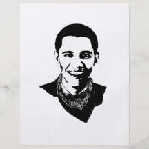 Barack Obama Bandana Custom Flyer