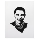 Barack Obama Bandana Customized Letterhead