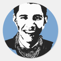 Barack Obama Bandana Stickers