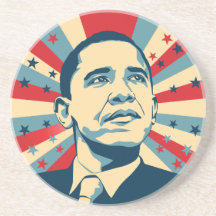 Barack Obama Beverage Coasters