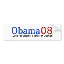 Barack Obama Bumper Stickers