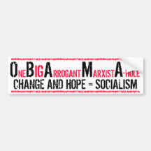BARACK OBAMA BUMPER STICKER