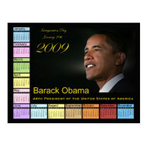 Barack Obama Calendar postcards
