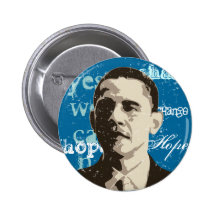 Barack Obama Campaign Button