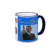 Barack Obama  Celebration Coffee Mugs