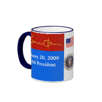 Barack Obama  Celebration Coffee Mugs