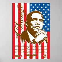 Barack Obama - Change (crisp) Print