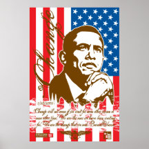 Barack Obama - Change (crisp ver 2) Print