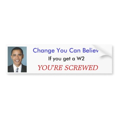 barack_obama, Change You Can Believe Bumper Stickers by bobsaw
