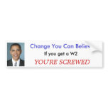 barack_obama, Change You Can Believe bumper stickers