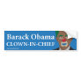 Barack Obama Clown Bumper Sticker