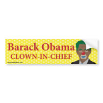 Barack Obama Clown Bumper Stickers