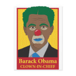 Barack Obama Clown Post Cards