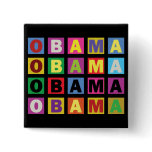 Barack Obama Colourful Rainbow