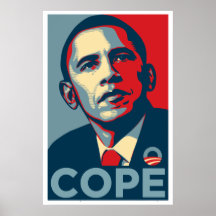 Barack Obama "Cope" Poster