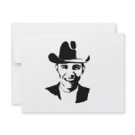 Barack Obama cowboy hat invitations