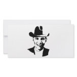 Barack Obama cowboy hat Personalized Photo Card