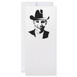 Barack Obama cowboy hat rack cards
