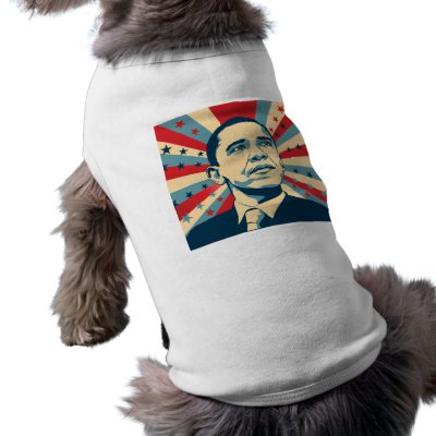 Barack Obama Pet Tee Shirt by VectorGraphics