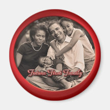 BARACK OBAMA FAMILY MAGNET
