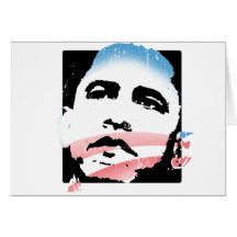 Barack Obama for Hope T-shirt Card