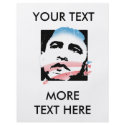 Barack Obama for Hope T-shirt flyers