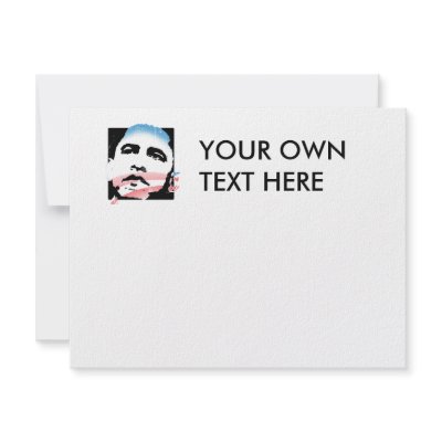 Barack Obama for Hope T-shirt Personalized Invite by obamashirts