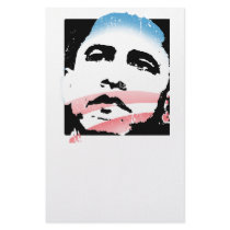 Barack Obama for Hope T-shirt Custom Stationery