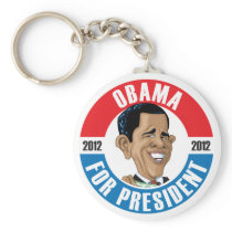 Barack Obama For President 2012 Campaign Keychain