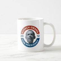 Barack Obama For President 2012 Mug