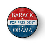 Barack Obama for president pin