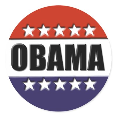 Barack Obama for President Stickers by clonecire