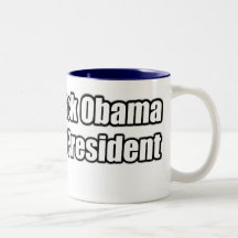 Barack Obama for President Two Stars Coffee Mug