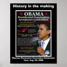 Barack Obama HISTORY IN THE MAKING Print