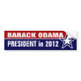 Barack Obama in 2012 Bumper Stickers