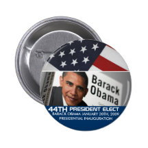 BARACK OBAMA INAUGURATION 2009 BUTTON
