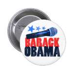 Barack Obama Mic Buttons