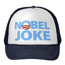 Barack Obama: Nobel Joke Mesh Hat