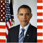 Barack Obama Official US Presidential Portrait Acrylic Cut Outs