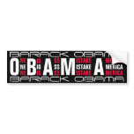 Barack Obama- ONE BIG ASS MISTAKE AMERICA Bumper Stickers