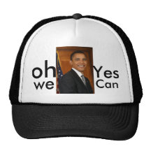 barack-obama-portrait1, oh, Yes, we, Can Hats