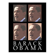 Barack Obama Portrait Postcard
