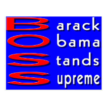 Barack obama post card