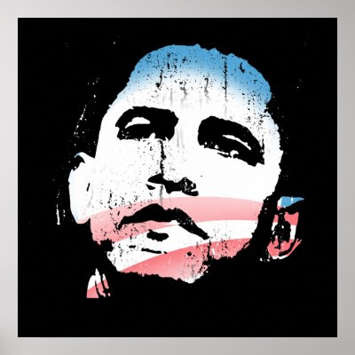 Jesus Obama Poster