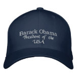 Barack Obama President of the USA embroidered hats