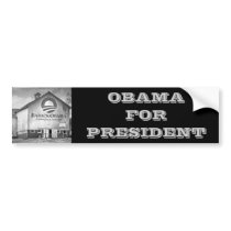 Barack Obama Presidential Campaign Barn Bumper Stickers