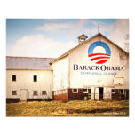 Barack Obama Presidential Campaign Barn Photo Art